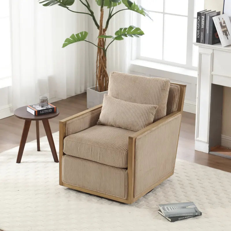 Fauteuil pivotant Camel Modern 26.8