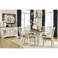 Signature Design by Ashley Realyn White/Brown 8-Piece Dining Package