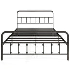 Cadre de lit Costway pour lit double/queen/king avec tête de lit intégrée