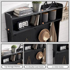 Banc d'entrée de style ferme de 42 pouces de large avec porte-manteau et armoire de vestiaire