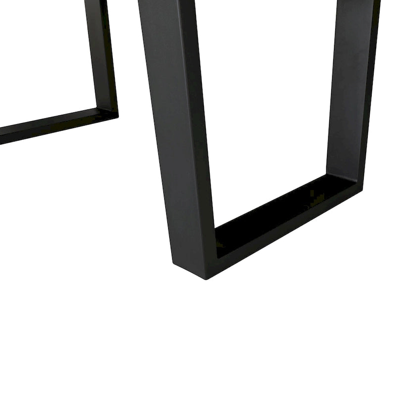 Table de salle à manger Ditmars finition brun foncé 84 à bords naturels par iNSPIRE Q Modern