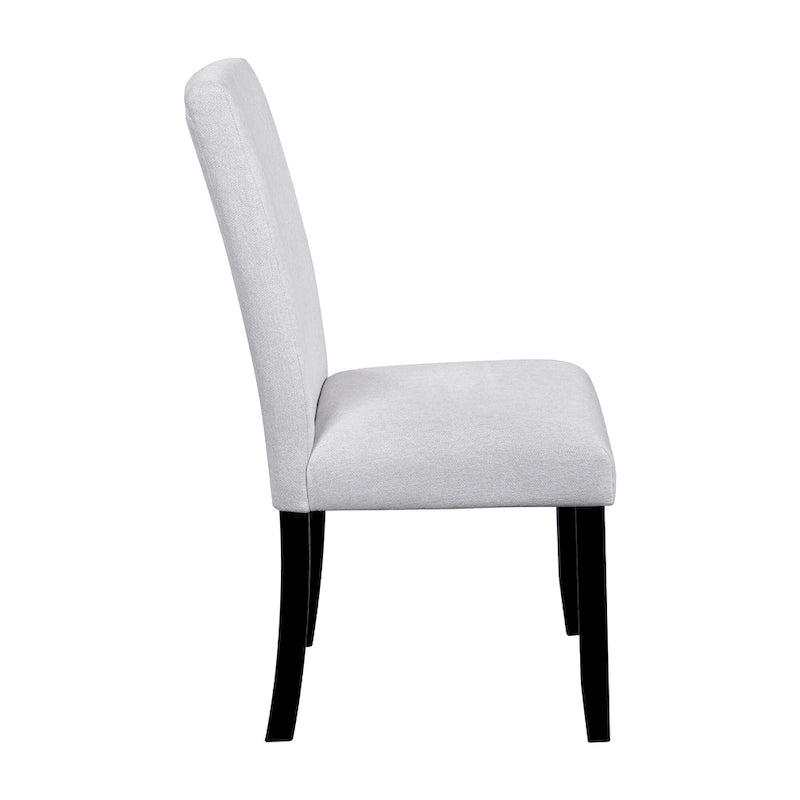 Ensemble table et chaises de cuisine en bois 5 pièces, table ronde pour 4 personnes avec plateau en faux marbre et 4 chaises rembourrées