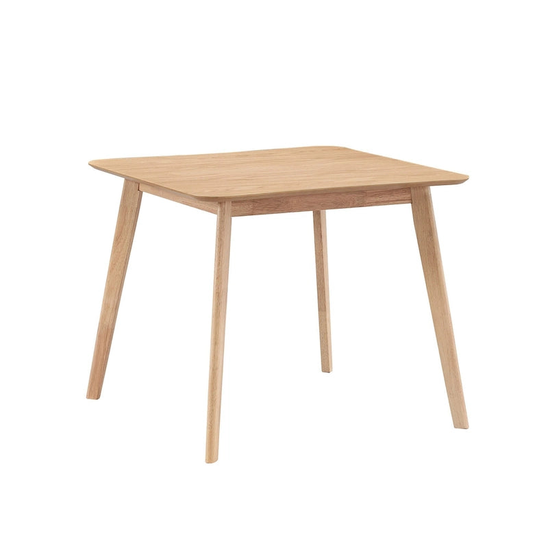 Ensemble table et chaises de salle à manger modernes 5 pièces, table de salle à manger en bois pour cuisine décontractée avec 4 chaises de salle à manger rembourrées