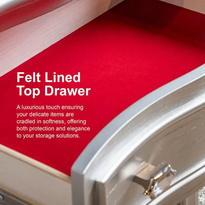 Ensemble de chambre à coucher traditionnel 3 pièces Eugene de Furniture of America, panneaux en bois de cerisier foncé