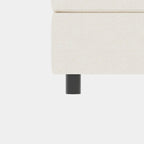 Canapé modulable convertible 8 places beige 129 avec rangement