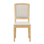 Ensemble de salle à manger en bois 7 pièces avec table extensible et 6 chaises