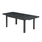 Ensemble de salle à manger en bois 7 pièces avec table extensible et 6 chaises