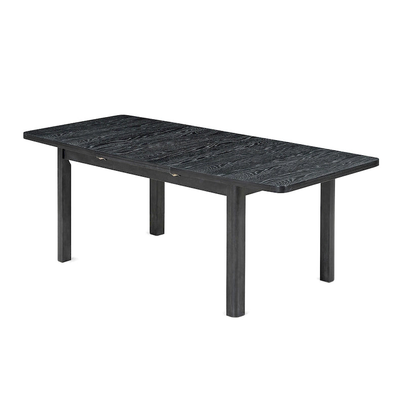 Ensemble de salle à manger en bois 7 pièces avec table extensible et 6 chaises