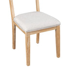 Ensemble de salle à manger en bois 5 pièces comprenant une table rectangulaire de 59 pouces et 4 chaises