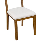 Ensemble de salle à manger en bois 5 pièces comprenant une table rectangulaire de 59 pouces et 4 chaises