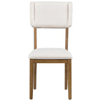 Ensemble de salle à manger en bois 5 pièces comprenant une table rectangulaire de 59 pouces et 4 chaises