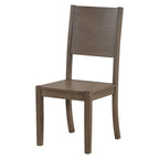 Ensemble de salle à manger moderne 6 pièces avec table, chaises, coussins amovibles, étagère de rangement et banc.