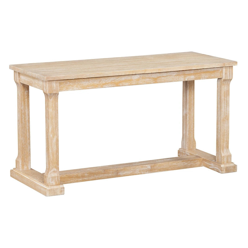 Ensemble de salle à manger moderne 6 pièces avec table, chaises, coussins amovibles, étagère de rangement et banc.