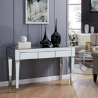 Dakota Silver Mirrored Desk