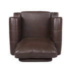 Fauteuil club Dowd en similicuir avec garniture cloutée par Christopher Knight Home