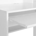 Bureau étudiant Designs2Go de Convenience Concepts avec tableau d'affichage magnétique et étagères