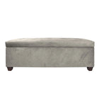 Banc de rangement en lin capitonné Sole Secret Obsession