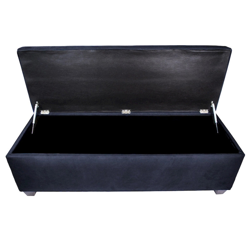 Banc de rangement en lin capitonné Sole Secret Obsession