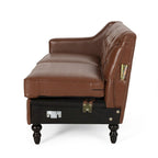 Canapé d'angle Furman contemporain capitonné par Christopher Knight Home