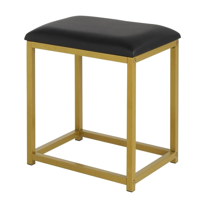 Grande coiffeuse, table de toilette pour femmes et filles, chambre à coucher (blanc, noir)