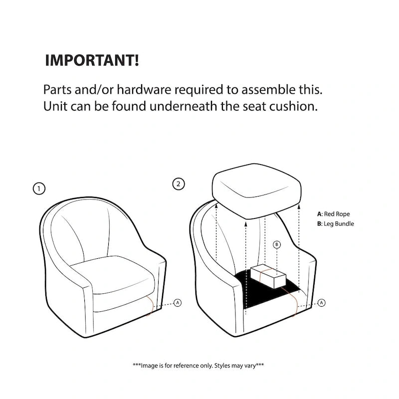 Fauteuil à oreilles en lin Madison Park Weston