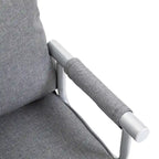 Canapé-lit futon HOMCOM compact avec surface de couchage dépliable confortable pour les invités, dossier inclinable et design élégant