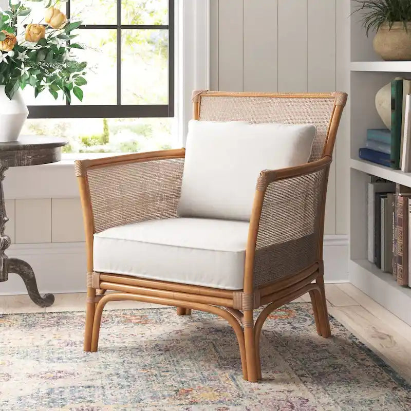 Tatum Rattan Accent Chair