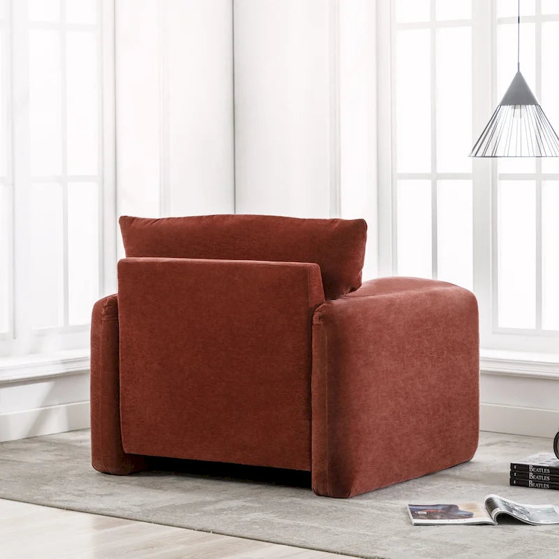 Fauteuil d'appoint surdimensionné