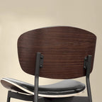 Chaises de salle à manger modernes en bois courbé Art Leon (lot de 2)