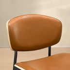 Chaises de salle à manger modernes en bois courbé Art Leon (lot de 2)