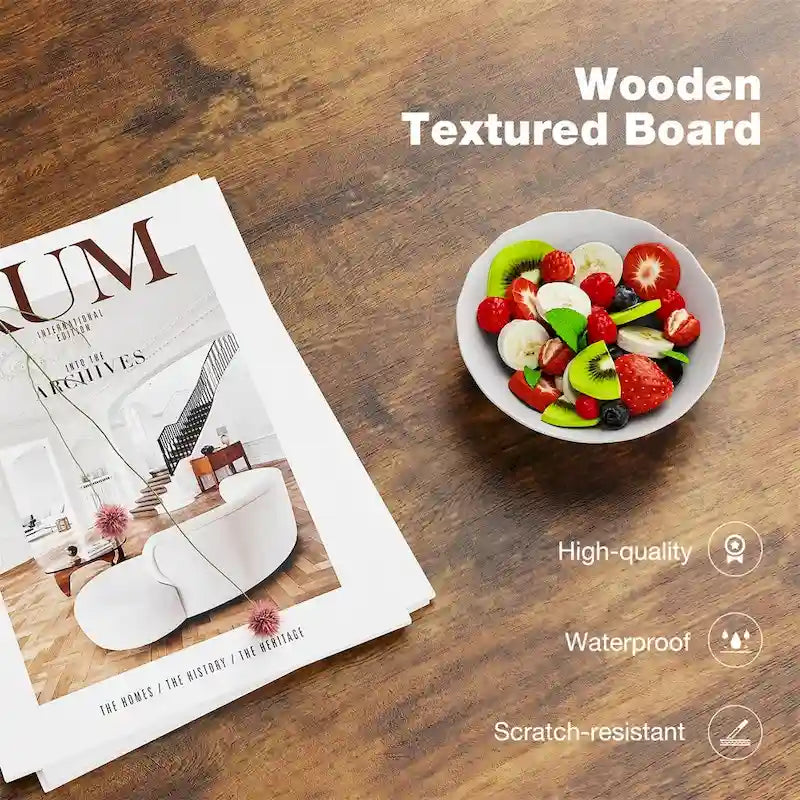 Tables basses en bois avec plateau relevable et compartiment caché