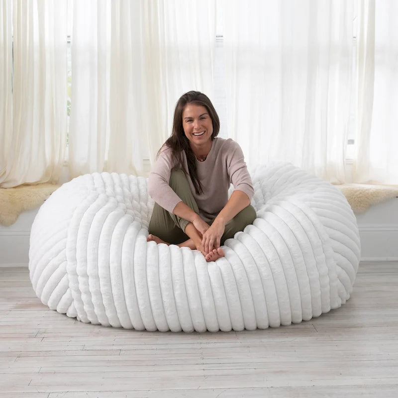 Pouf Jaxx 180 cm, causeuse, canapé et méridienne - Mondo Fur