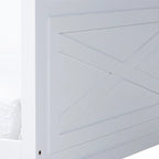 Lit de jour en bois de ferme The Gray Barn Silver Fox Cottage