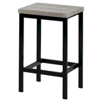 Ensemble table et chaises de salle à manger extra longues avec 3 tabourets style pub