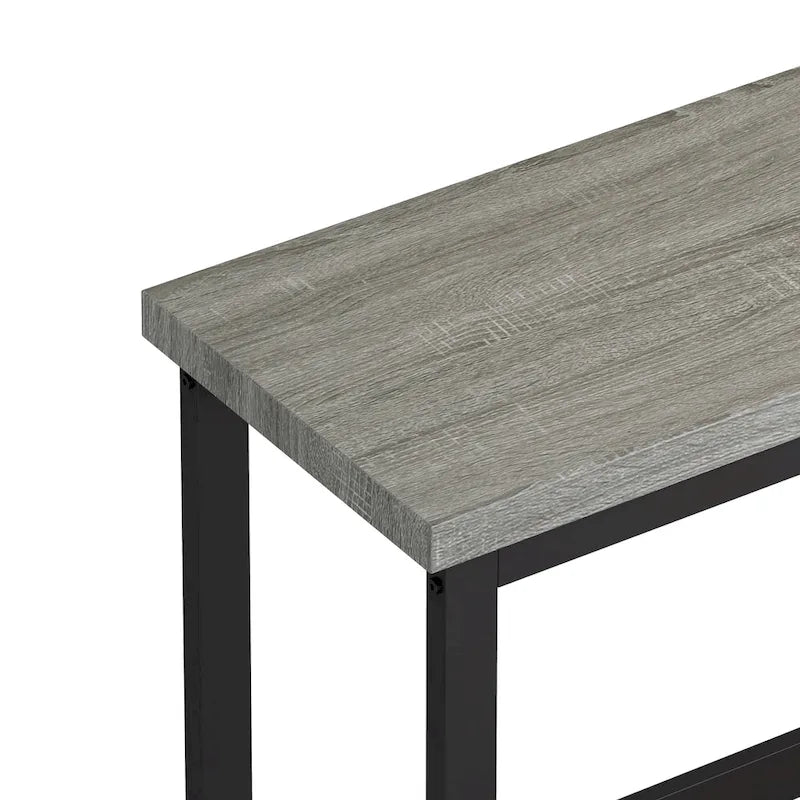 Ensemble table et chaises de salle à manger extra longues avec 3 tabourets style pub