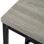 Ensemble table et chaises de salle à manger extra longues avec 3 tabourets style pub