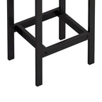 Ensemble table et chaises de salle à manger extra longues avec 3 tabourets style pub