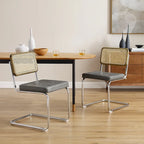 Chaises de salle à manger modernes rembourrées Art Leon (lot de 2)