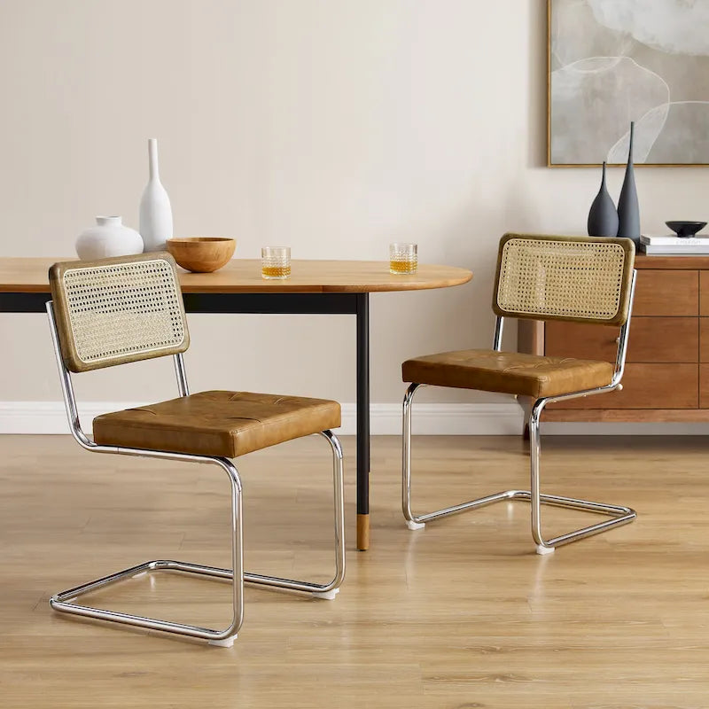 Chaises de salle à manger modernes rembourrées Art Leon (lot de 2)