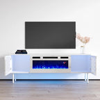 Cheminée électrique Laser WH-EF 63 cm et meuble TV