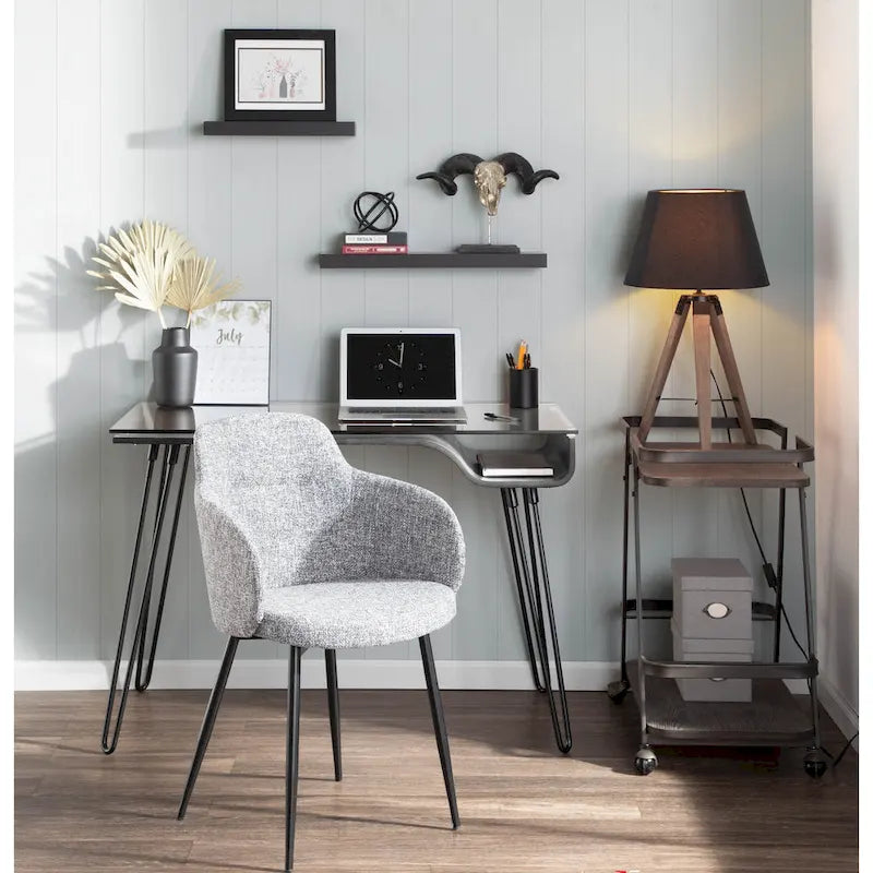 Chaise rembourrée industrielle Carson Carrington Iglabo