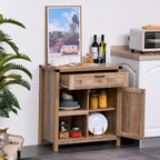 Buffet/meuble de rangement rustique HOMCOM style grange/style ferme moderne pour cuisine et salle à manger