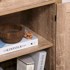 Buffet/meuble de rangement rustique HOMCOM style grange/style ferme moderne pour cuisine et salle à manger