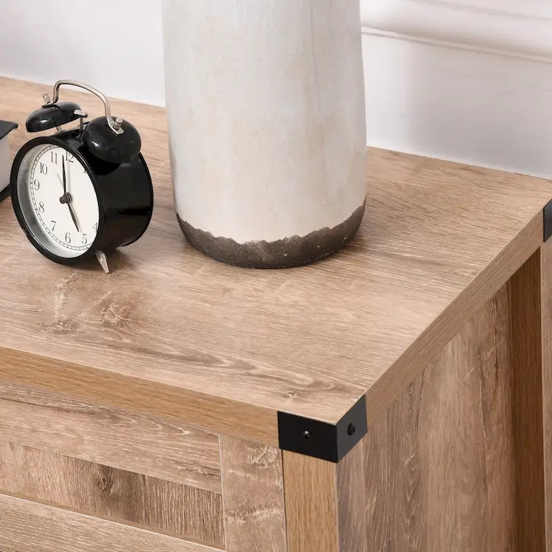 Buffet/meuble de rangement rustique HOMCOM style grange/style ferme moderne pour cuisine et salle à manger