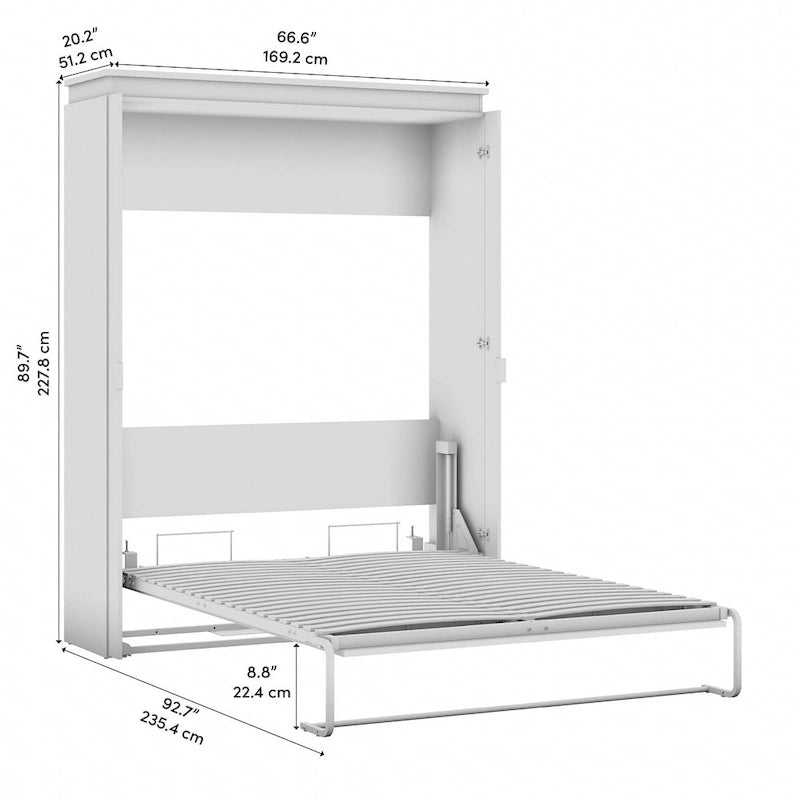 Lit escamotable Orion 67W Queen de Bestar