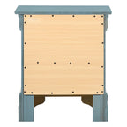 Table de chevet traditionnelle Louis Philippe à 2 tiroirs en bois