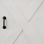 Meuble TV avec cheminée électrique Bridgevine Home de 168 cm (66 pouces) pour téléviseurs jusqu'à 203 cm (80 pouces), finition blanche