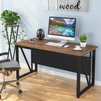 55 Inch Computer Desk Writing Study Desk Gaming Table for Home Office