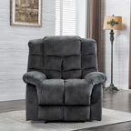 Manual Ergonomic Overstuffed Recliner Chair