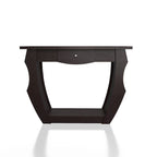 Console Caveline contemporaine en noyer de 99 cm (39 pouces) à 1 tiroir par Furniture of America